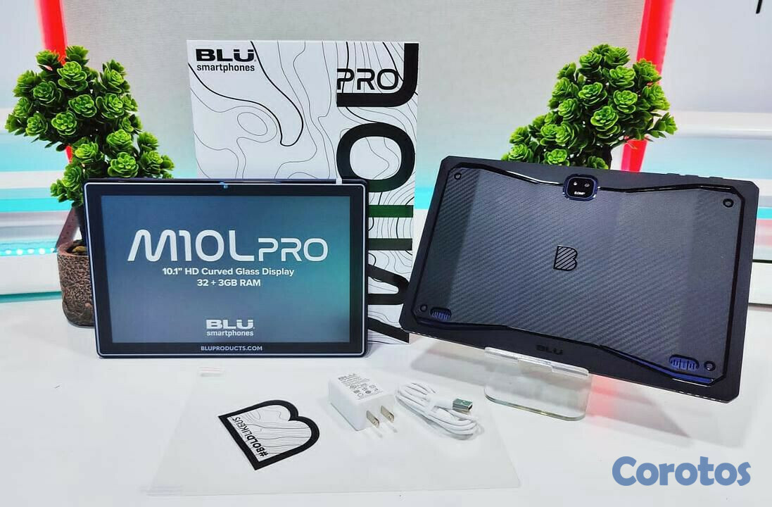 celulares y tabletas - 
TABLET BLU PRO 10 PULGADA TRAE COVER Y PROTECTOR
