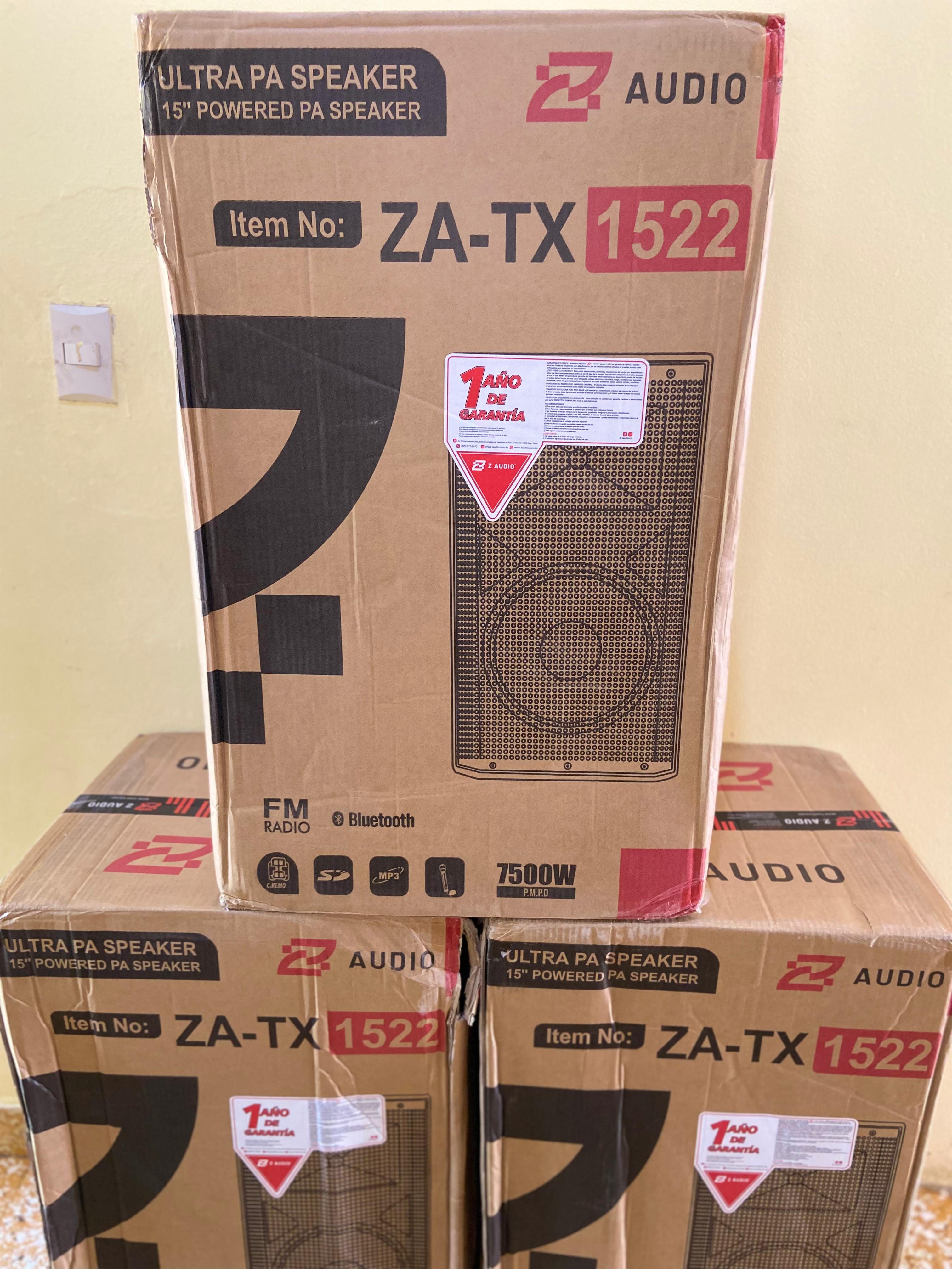 camaras y audio - Bocina alta potencia z audio 15 pulgadas 7,500 watts modelo ZA-XT 1522. 0