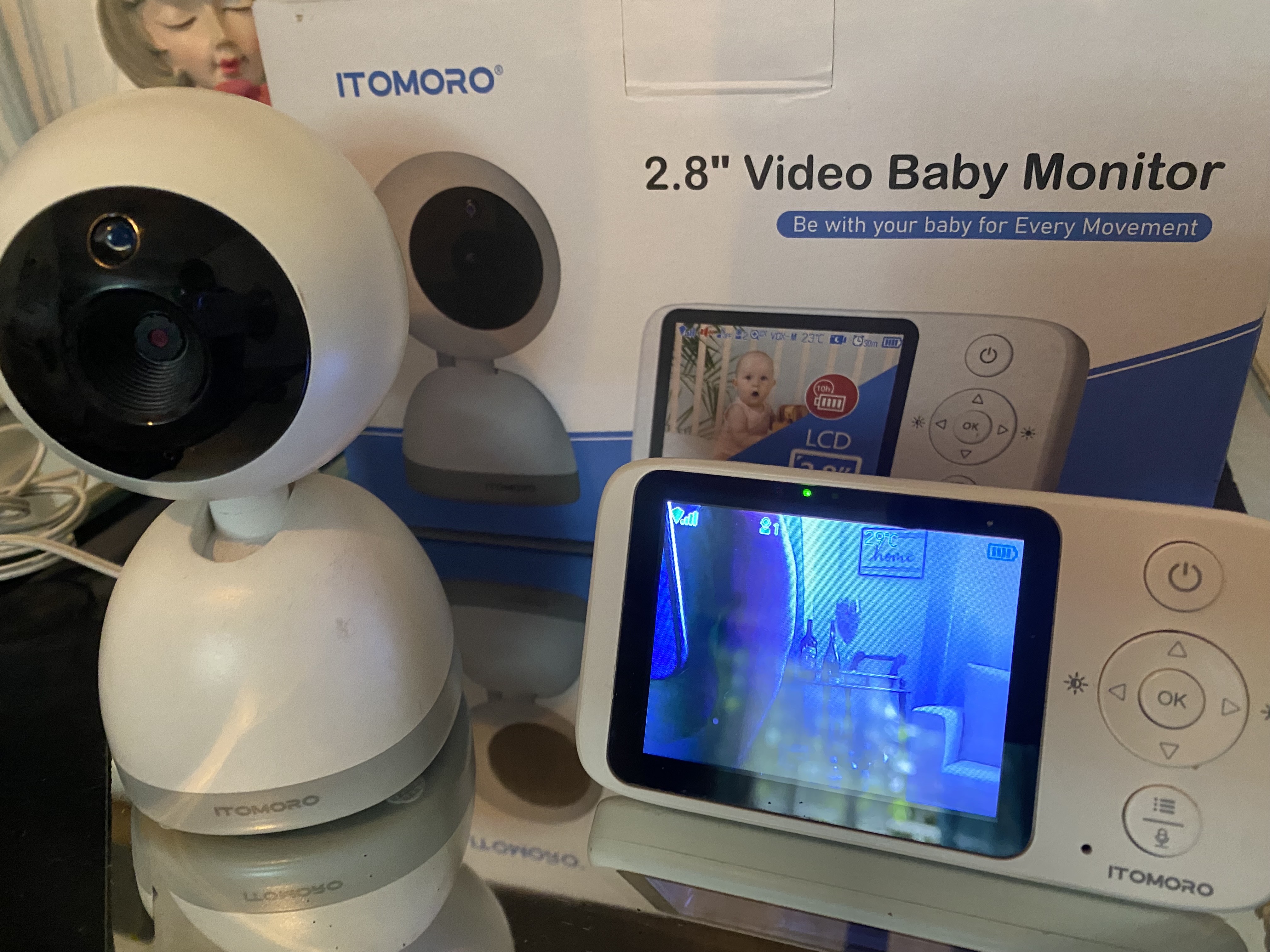 cuidado y nutricion - Monitor de bebé como nuevo en su caja  3