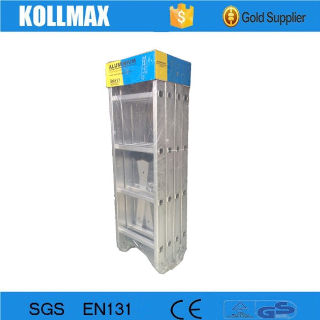 herramientas, jardines y exterior - Escalera de Aluminio Multiusos 12.5 Pies Calidad Garantizada Multifuncional 8