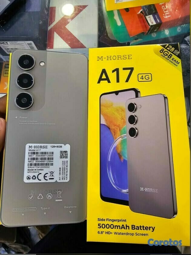 celulares y tabletas - TELEFONO M HORSE A17 128+8gb SOMOS TIENDA FISICA 1