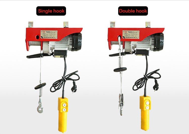 equipos profesionales - Gancho electrico de polea hidraulica winche Cabrestante grua balanza de 300KG 2