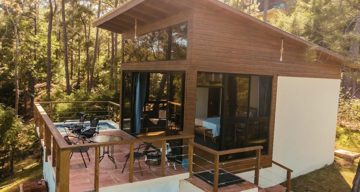 casas vacacionales y villas - Villa tipo bungalow de venta en Jarabacoa 2