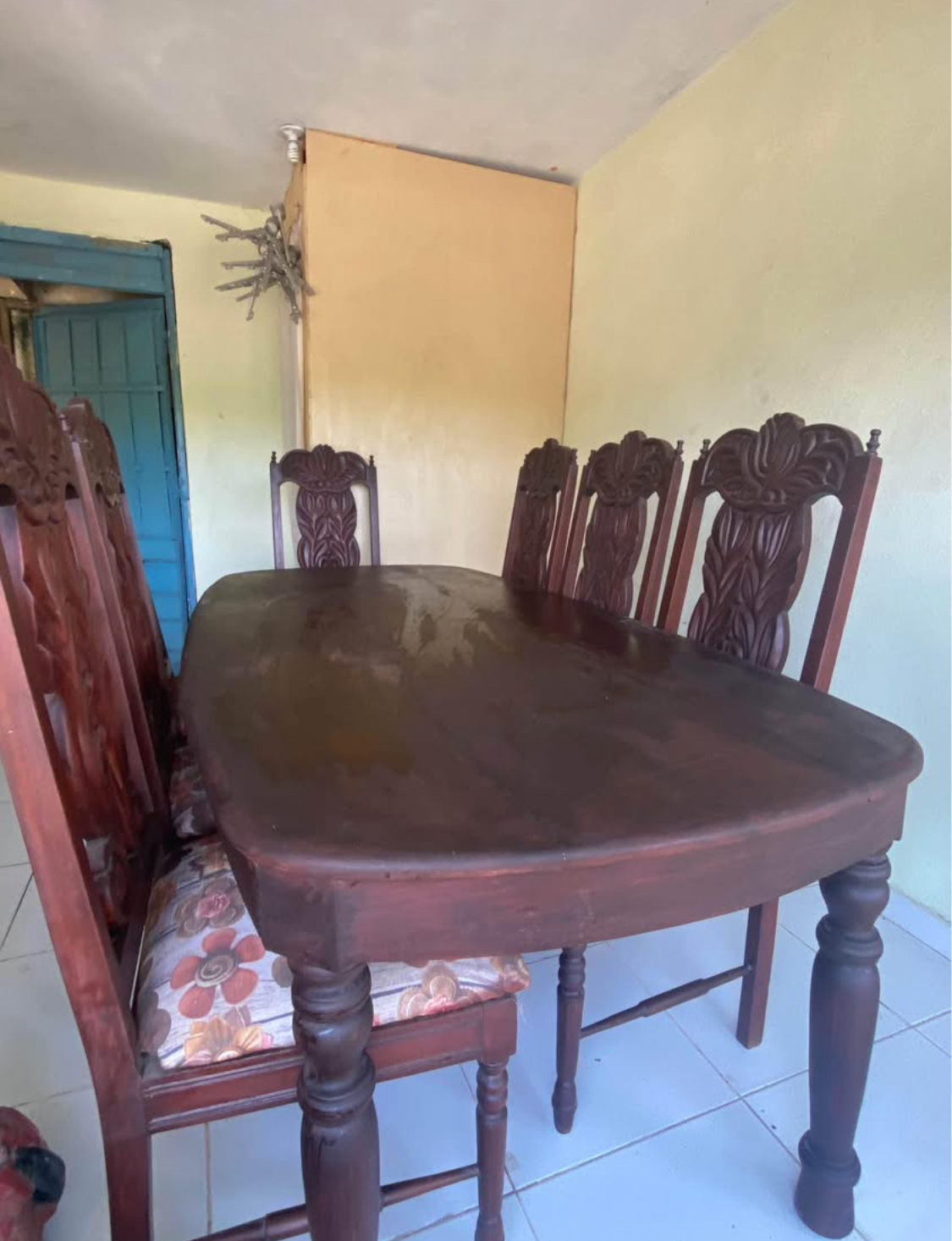 muebles y colchones - Comedor Caoba Centenaria 2