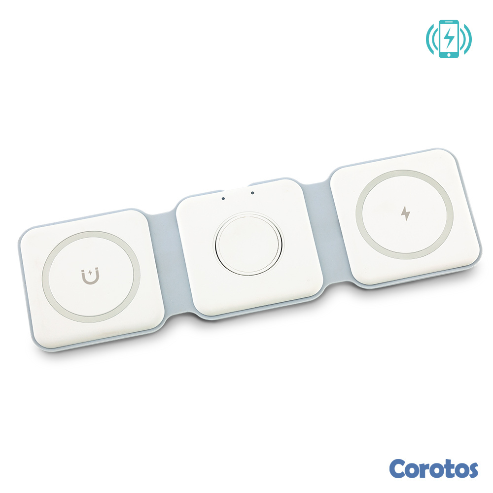 otros electronicos - Cargador portatil Magnetico Inalambrico 3 EN 1  3