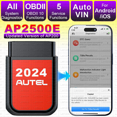 accesorios para vehiculos - Scanner Automotriz portátil Autel AP2500E 0