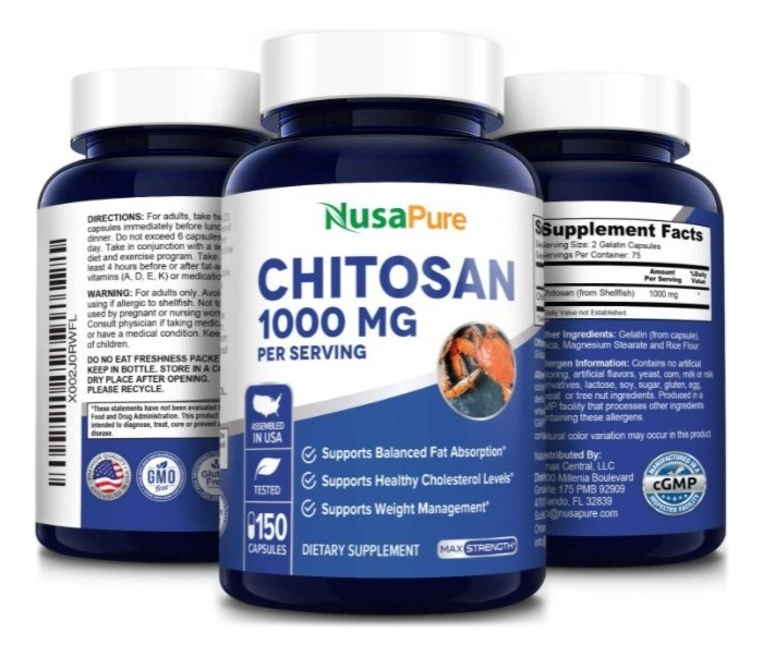 Salud y Equipamiento Médico - Chitosan 1000 Mg - 150 Uds 3