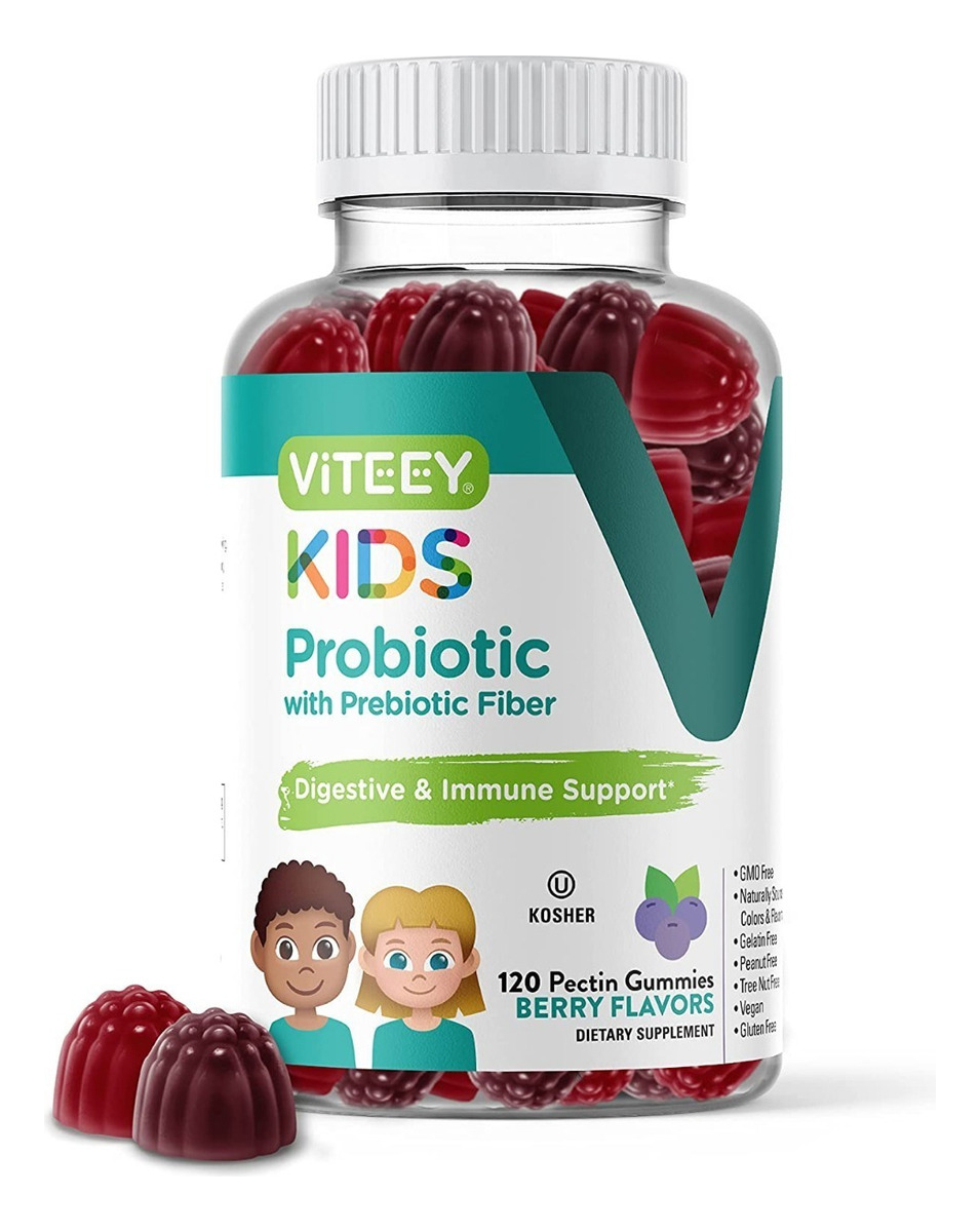 Salud y Equipamiento Médico - Probiotico Niños Viteey 120 gum