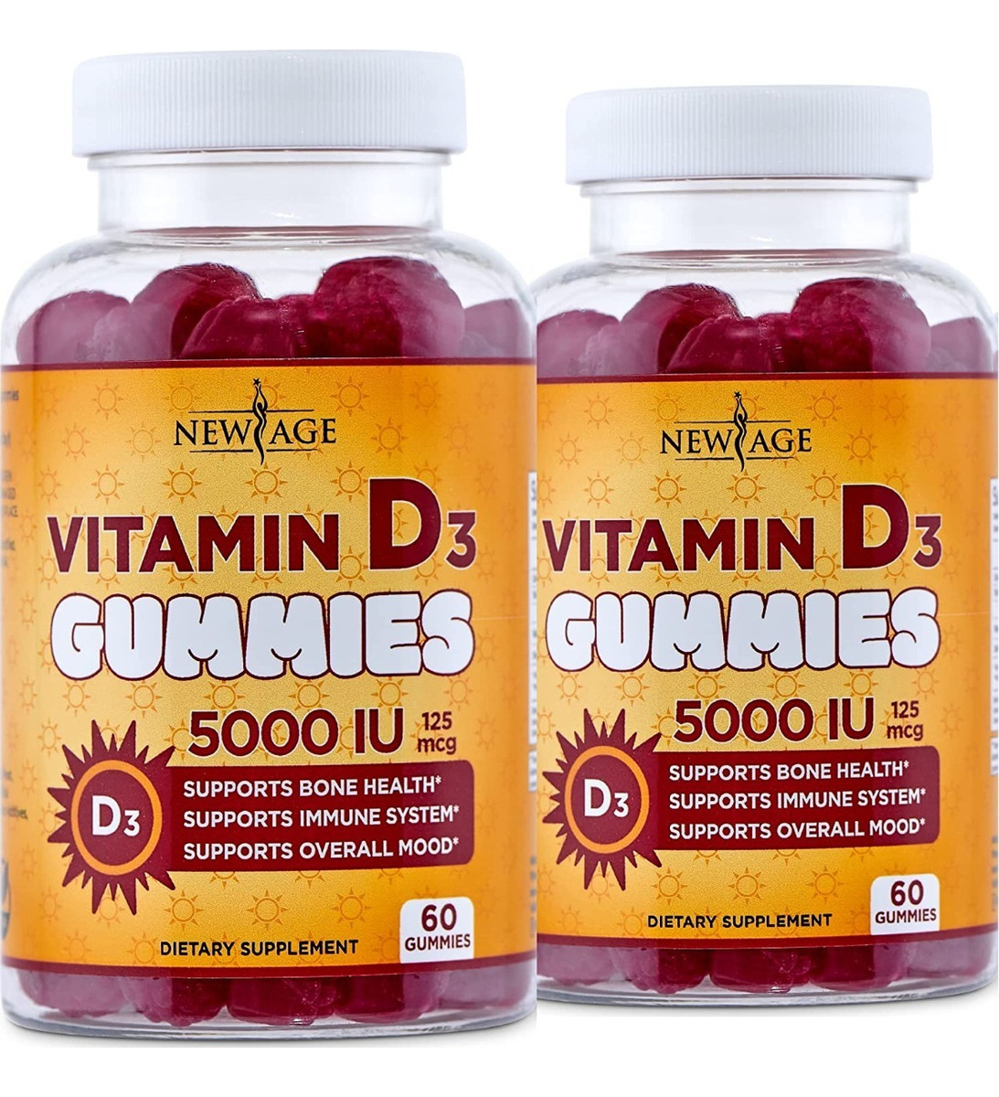 Salud y Equipamiento Médico - Vitamina D3 5000iu 60gum New Ag 0