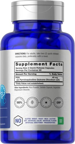 Salud y Equipamiento Médico - Pqq 40mg 120 Capsulas Horbaach 1