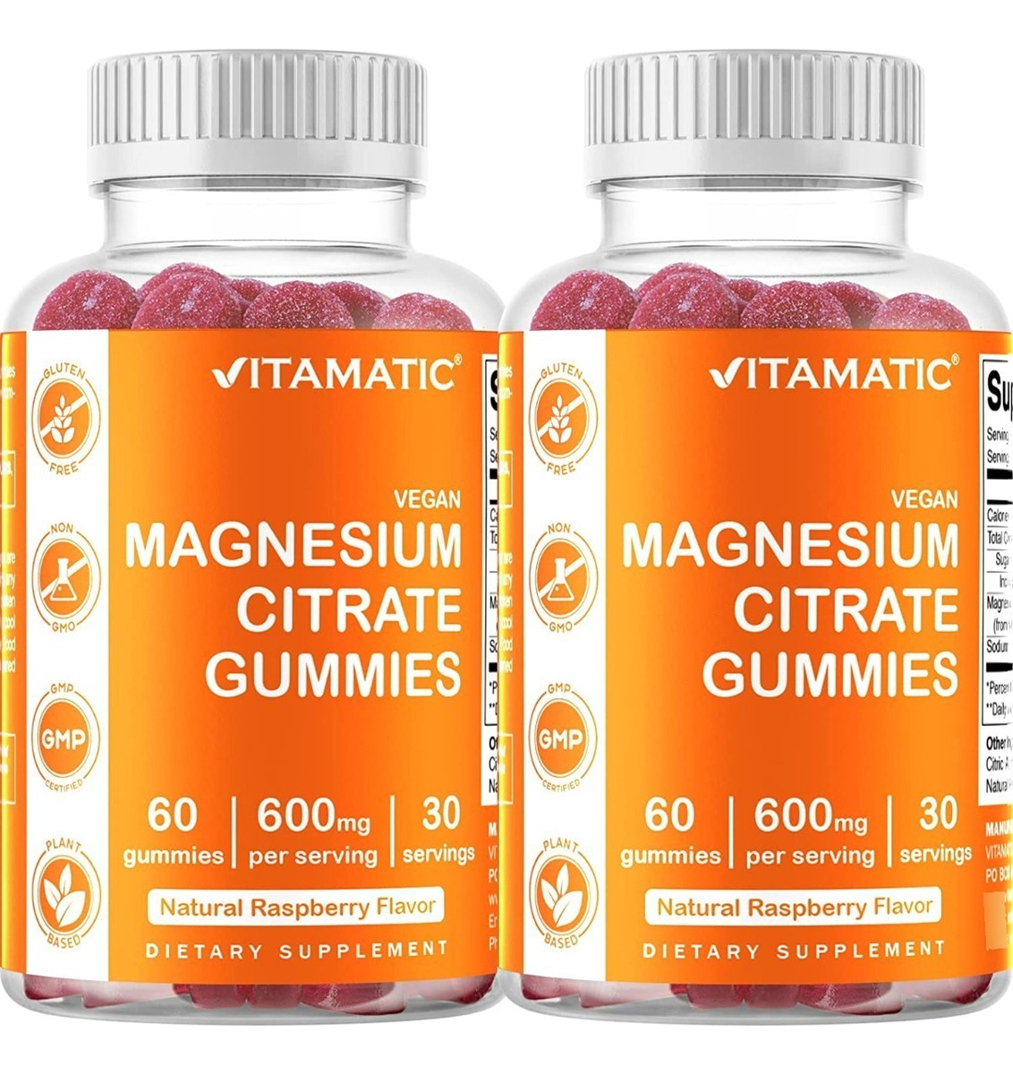 Salud y Equipamiento Médico - Citrato De Magnesio Pack 2 Vitamina 0