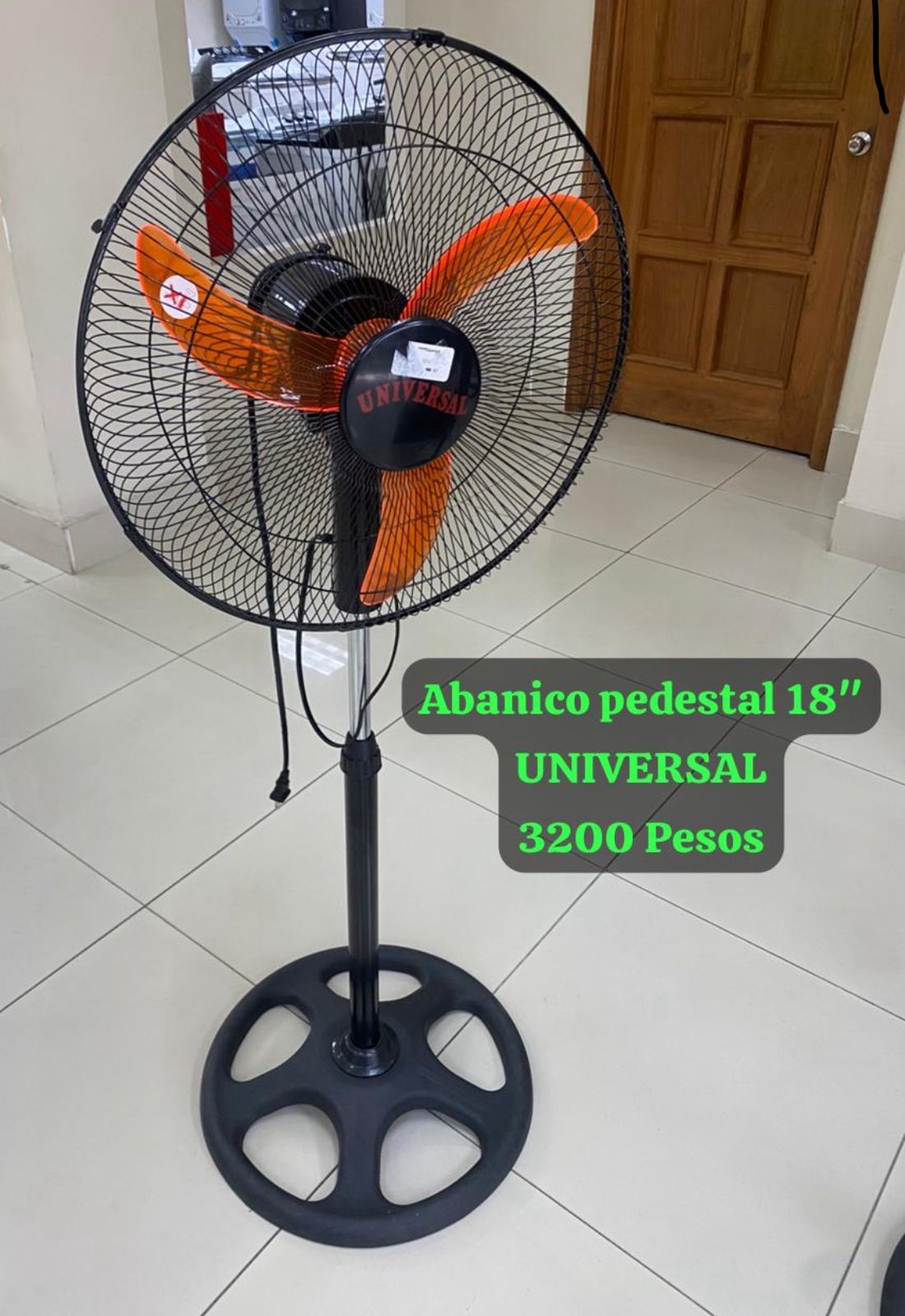 aires acondicionados y abanicos - abanicos universal de pared y de pedestal de 16 y 18 pulgadas 0