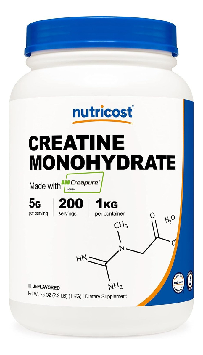Salud y Equipamiento Médico - Nutricost Creapure Creatina® Monohidrato Polvo 1kg 0