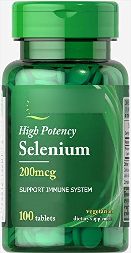 Salud y Equipamiento Médico - Puritans Pride Selenium 200 Mcg Tabletas, 100 Unidades 1