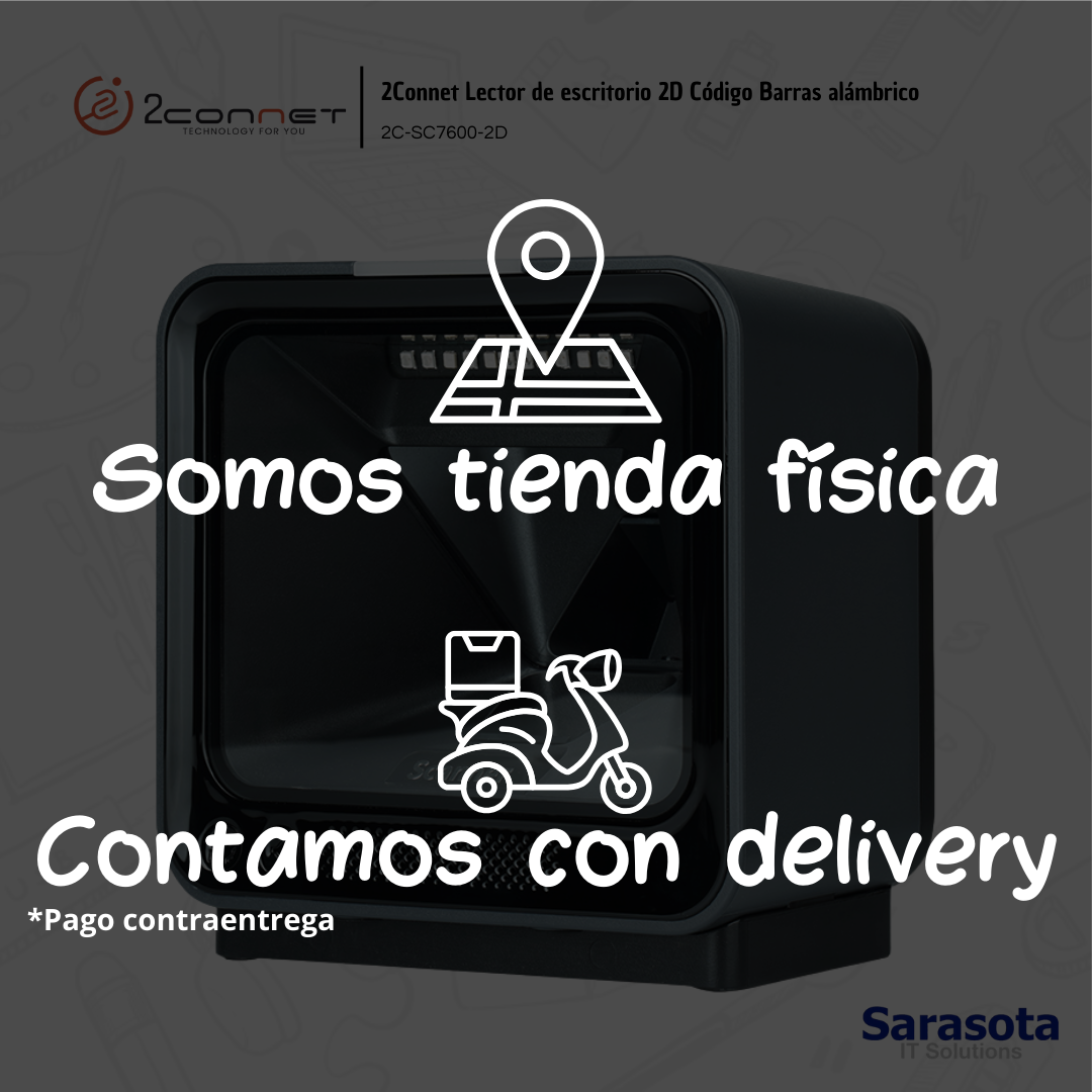 accesorios para electronica - 2Connet Lector de escritorio 2D alámbrico 2