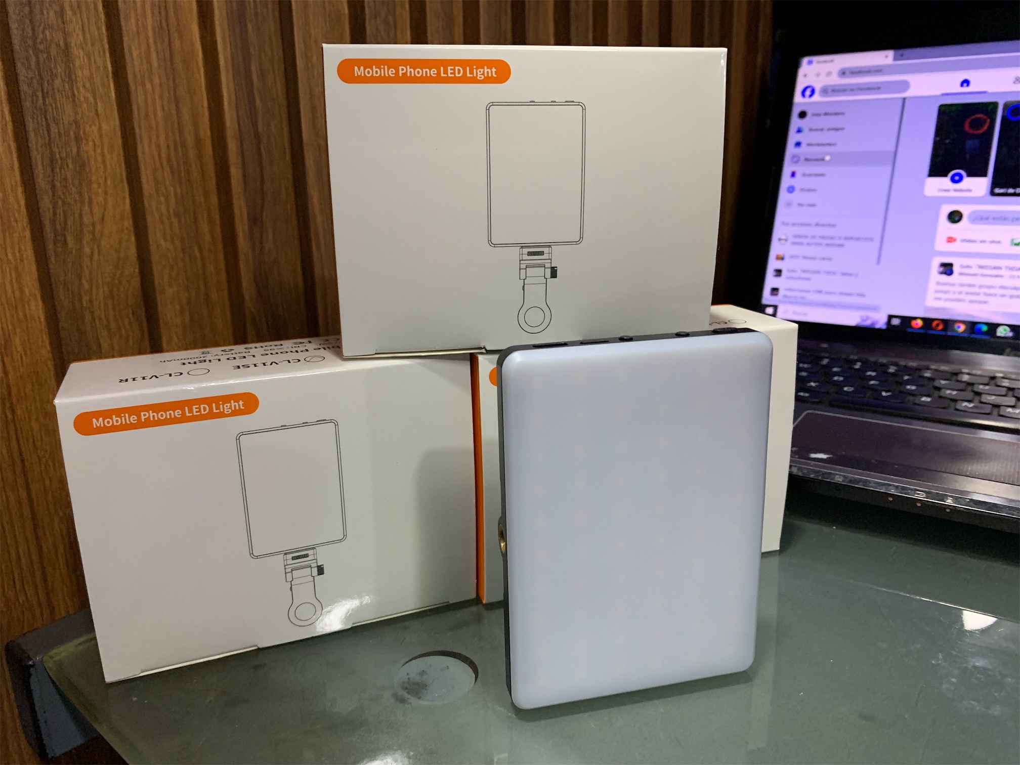 celulares y tabletas - luces LED para celulares  120LED recargable  4