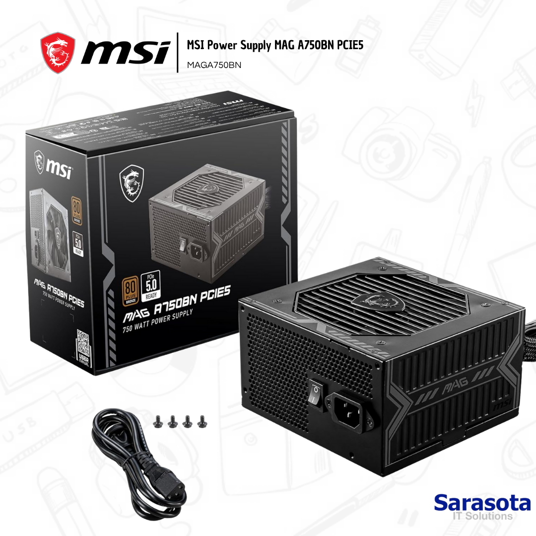 accesorios para electronica - MSI Power Supply MAG A750BN PCIE5