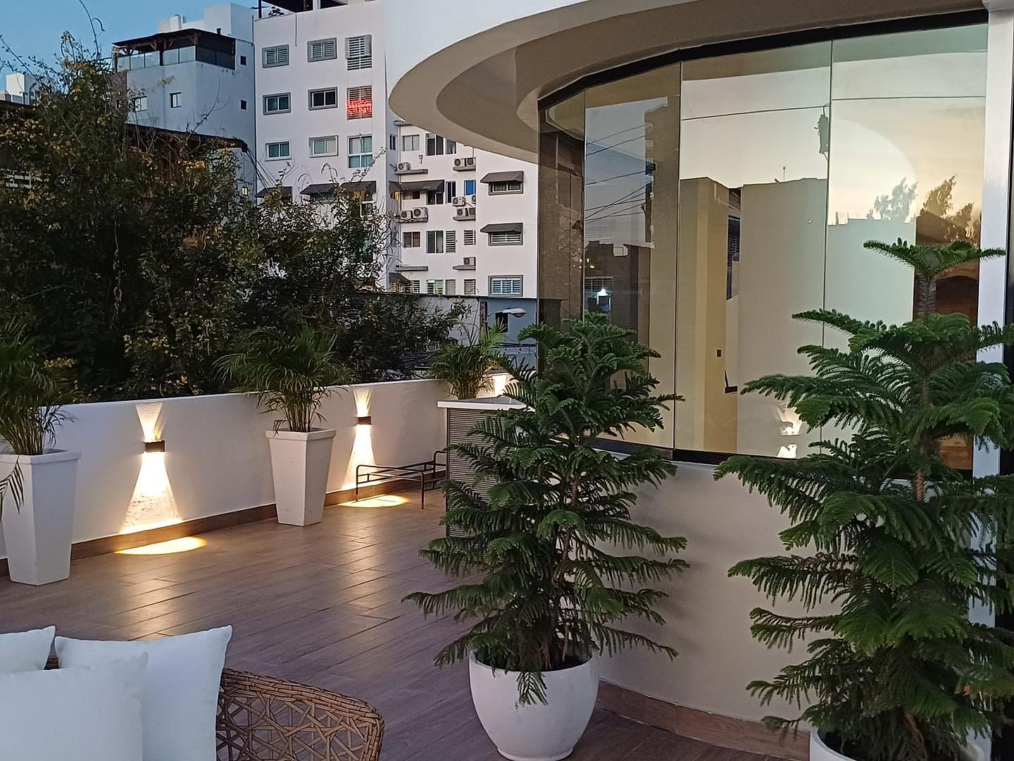apartamentos - Hermoso apto amueblado con hermosa Terraza en DownTown Mall en Bella Vista Norte 9