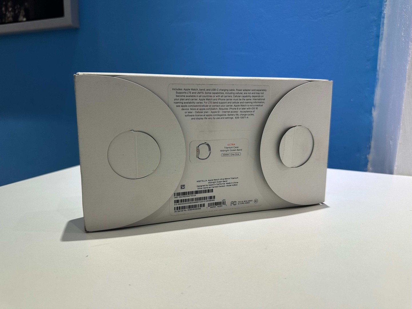 celulares y tabletas - Apple Watch Ultra 49mm Titanium Nuevo Blue Ocean Band -$ 42,500 NEG 0