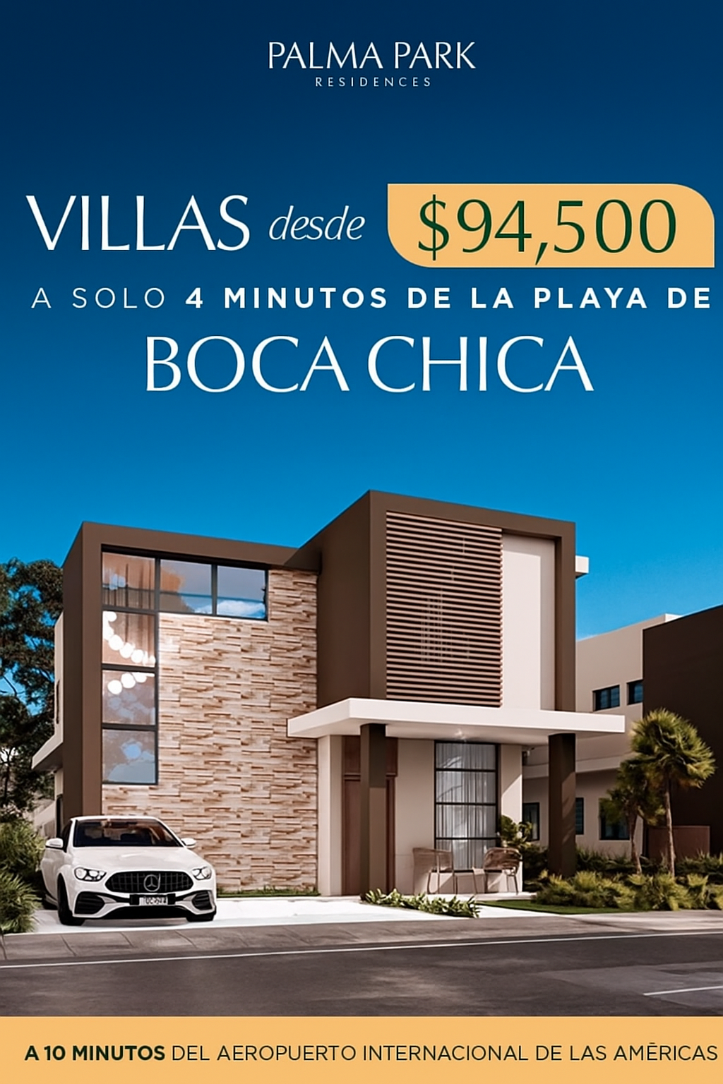casas vacacionales y villas - Villas En Boca Chica Palma Park  0