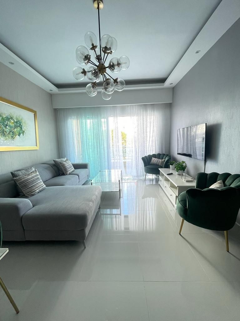 apartamentos - Naco amueblado 2 habitaciones 2.5 banos 2 parqueos balcon 0