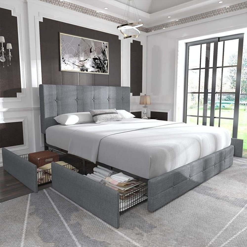 muebles y colchones - Base de Cama king 80  importada