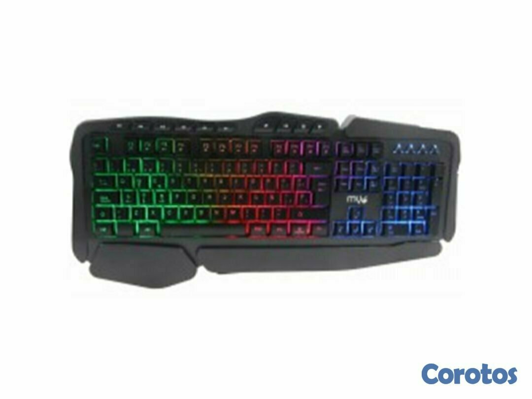 computadoras y laptops - TECLADO GAMING MYO SERIE 8, USB, LED, BACKLIGHTING RAINBOW