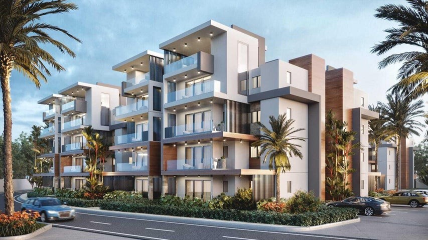 apartamentos - Proyecto en venta Punta Cana  #24-1347 dos dormitorios, 2.5 baños, piscina.
 1