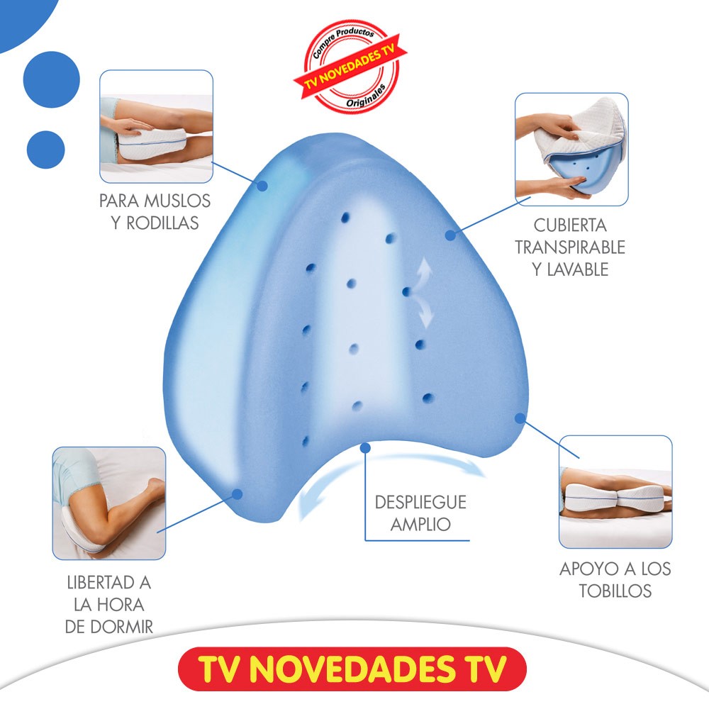 muebles y colchones - ALMOHADA ERGONÓMICA PARA PIERNAS  2