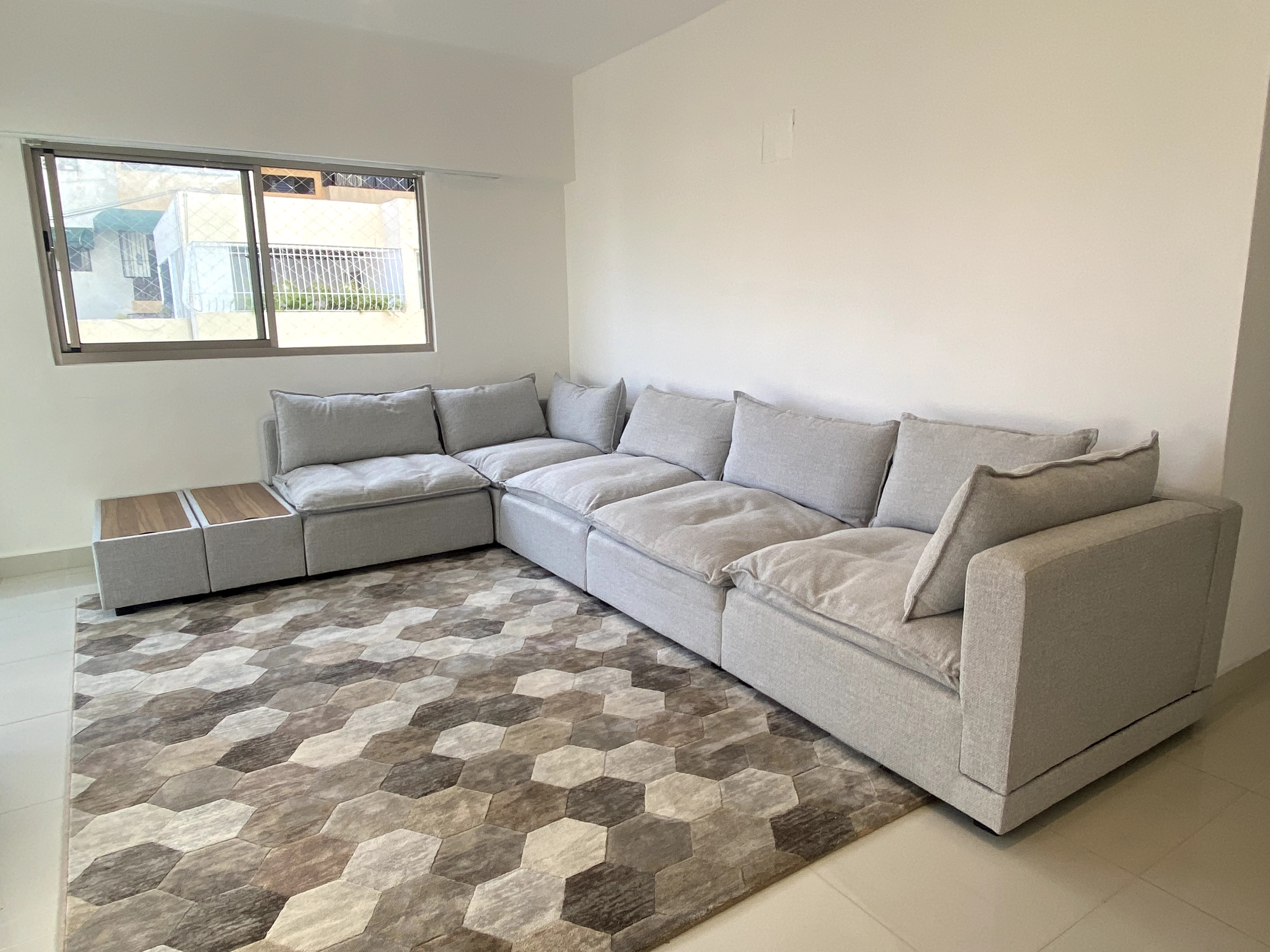 muebles y colchones - Mueble de lujo modular de plumas con almacenaje 5