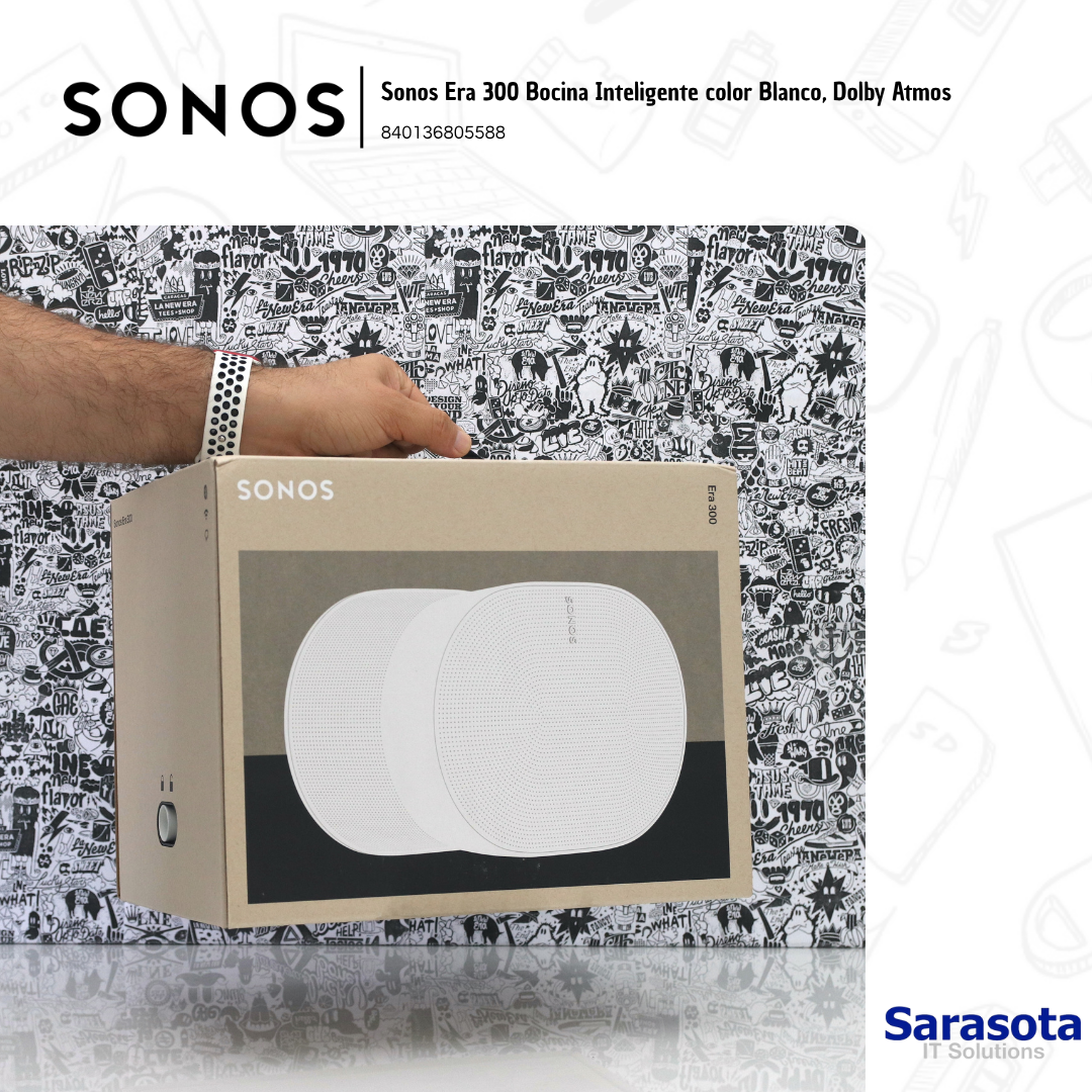 accesorios para electronica - Sonos Era 300 Bocina Inteligente color Blanco, Dol 0