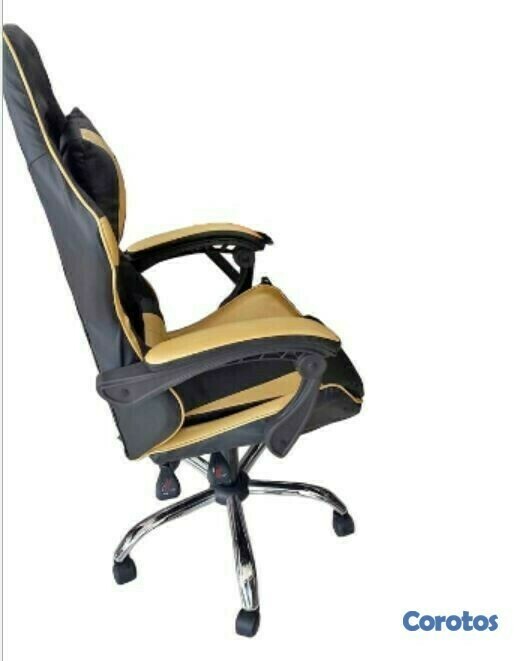 muebles y colchones - Silla Ergonómica Gaming para el ordenador con soporte lumbar y de cuello 3