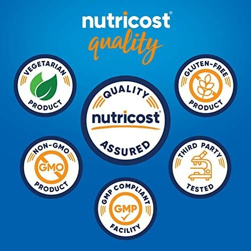 Salud y Equipamiento Médico - Nutricost R-alpha Lipoic Acid 100mg, 240 Capsules - Veggie 4