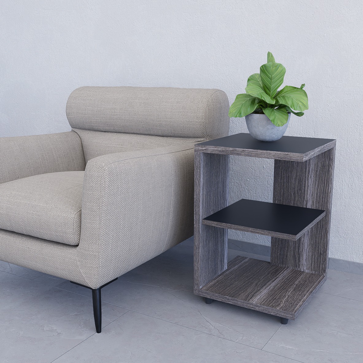 muebles y colchones - Mesas auxiliares de melamina. NUEVAS Y RESISTENTES. Cada una cuesta 2,500 pesos. 4