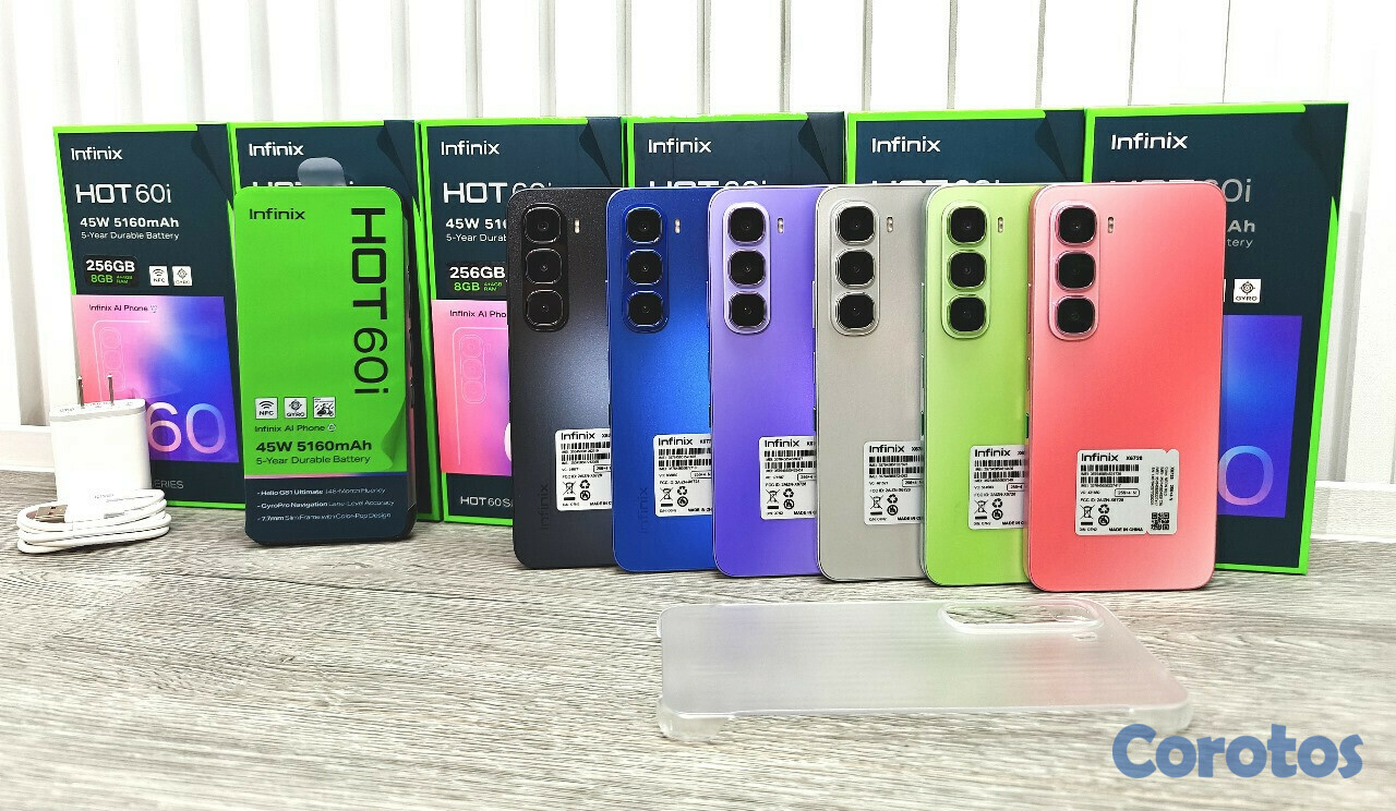 celulares y tabletas - 
INFINIX HOT 60I NUEVO DE CAJA DE 256GB,8GB RAM
