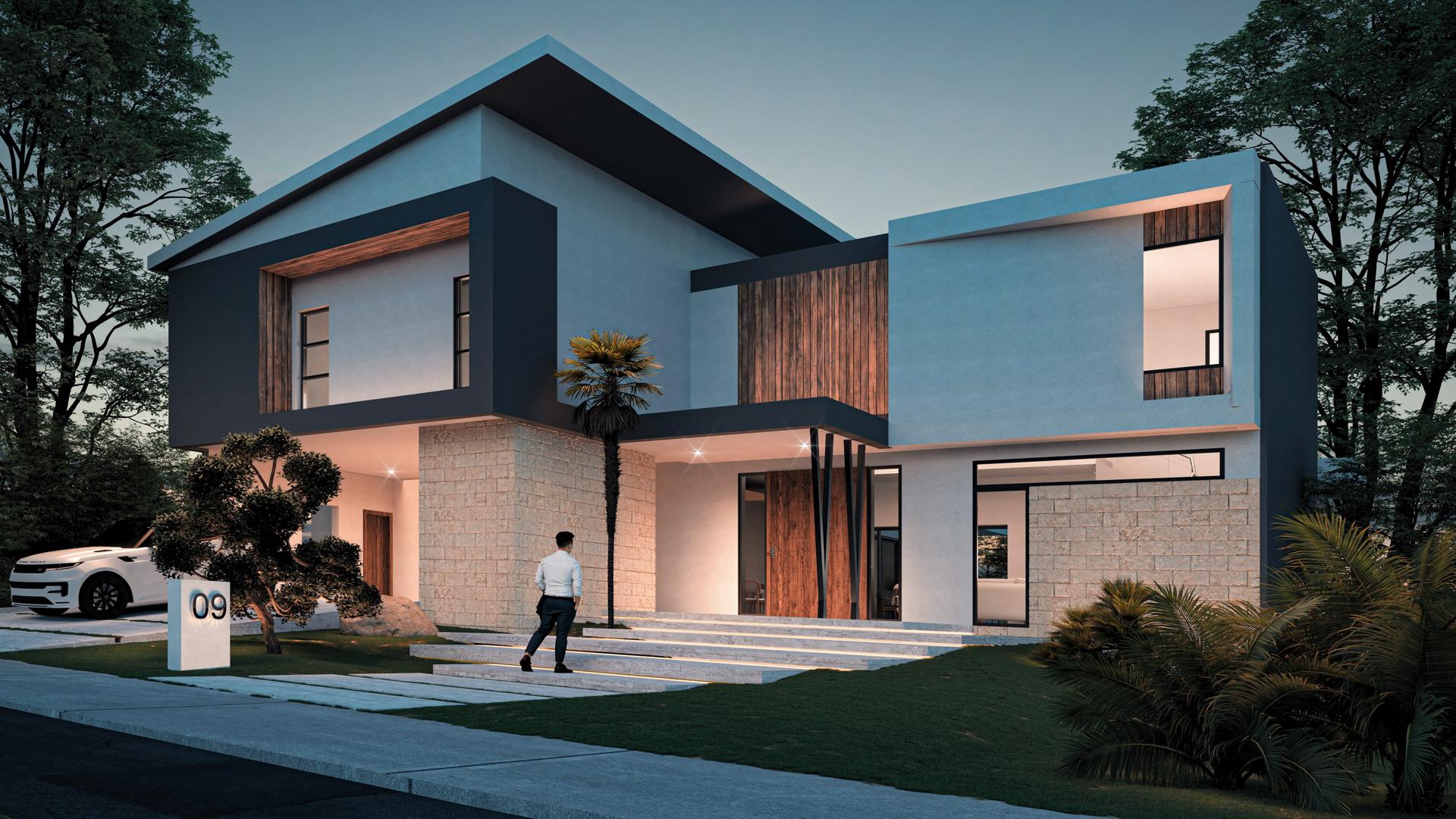 casas vacacionales y villas - Villa de 4 Habitaciones con baño, walk in closet. Caleton, Cap Cana 0