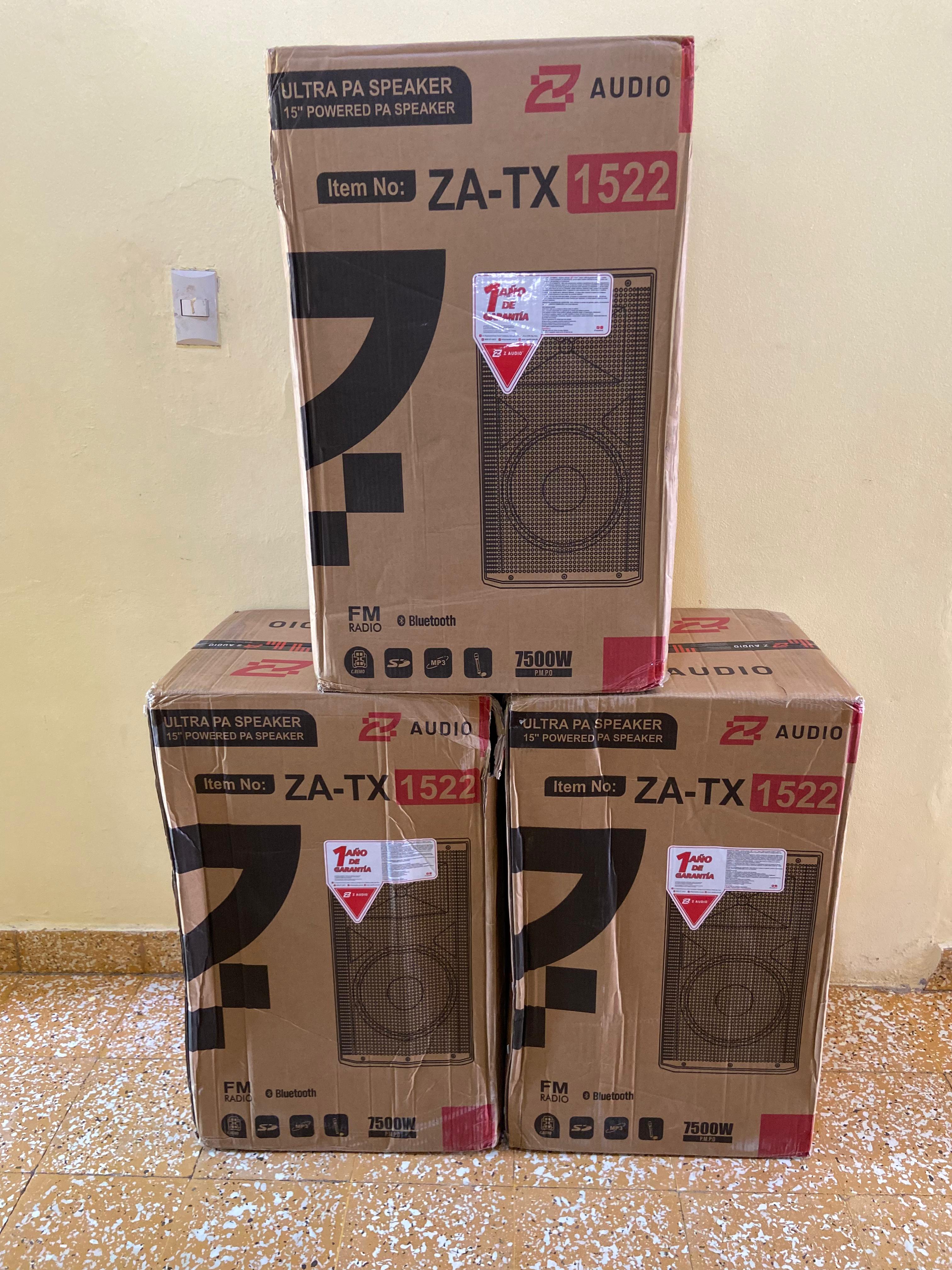camaras y audio - Bocina alta potencia z audio 15 pulgadas 7,500 watts modelo ZA-XT 1522. 2