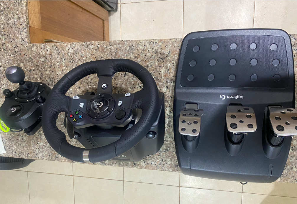 consolas y videojuegos - Volante Logitech G923, Pedales Y Palanca Shifter 6