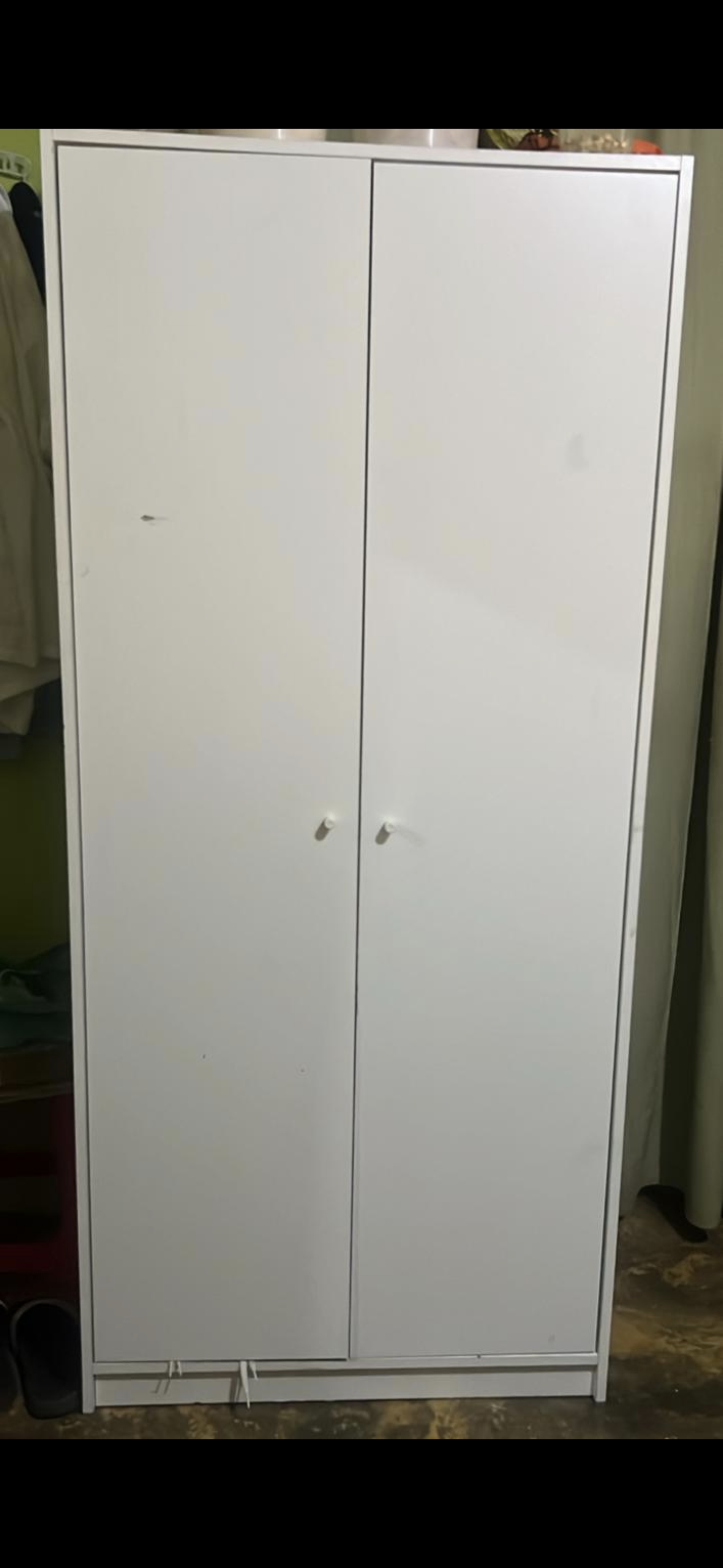 muebles y colchones - Armario blanco de IKEA Kleppstad  4