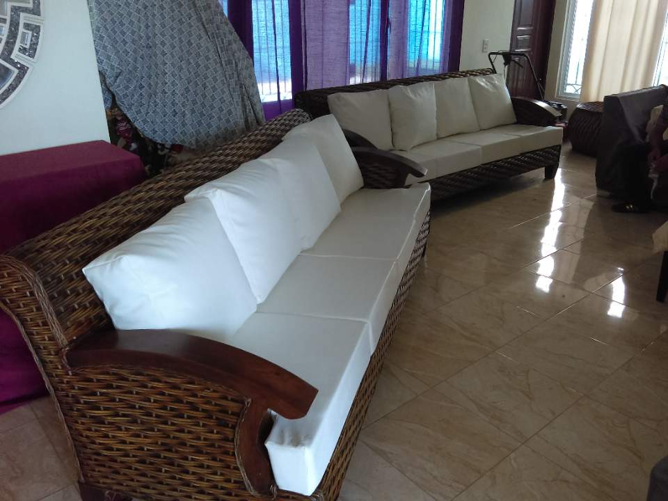 muebles y colchones - mumbles en mimbre y roble muy comfortable 0