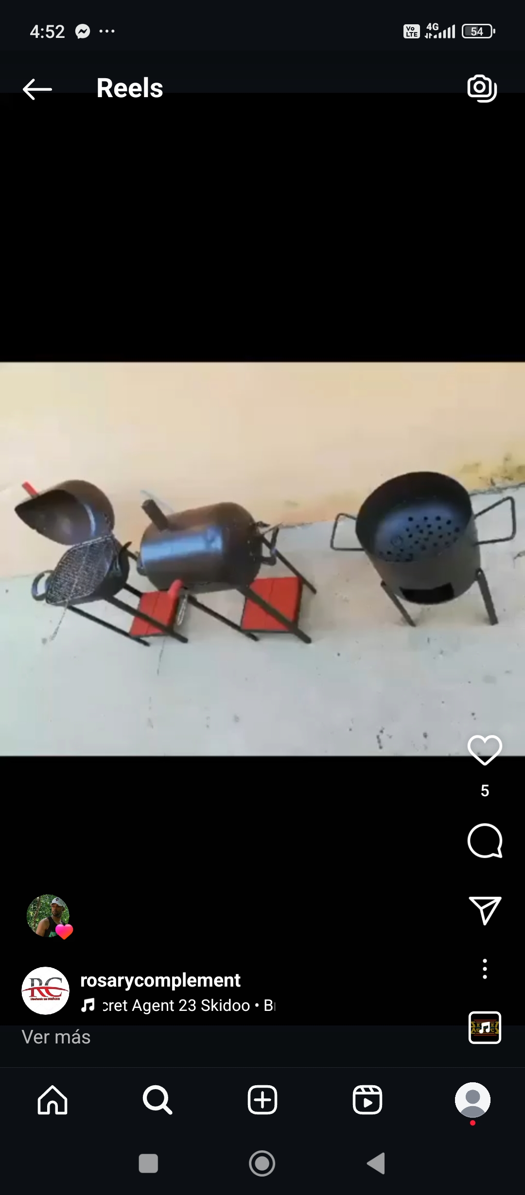 equipos profesionales - Asador de carbon  5
