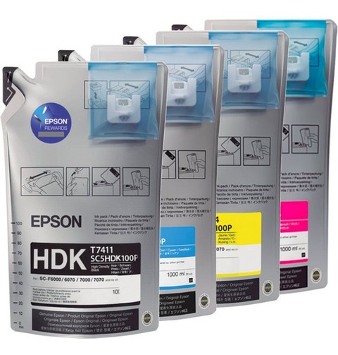 impresoras y scanners - BOLSA DE TINTA EPSON ULTRACHROME T741 EN TODOS LOS COLORES PARA F6200, F7200, F9 0