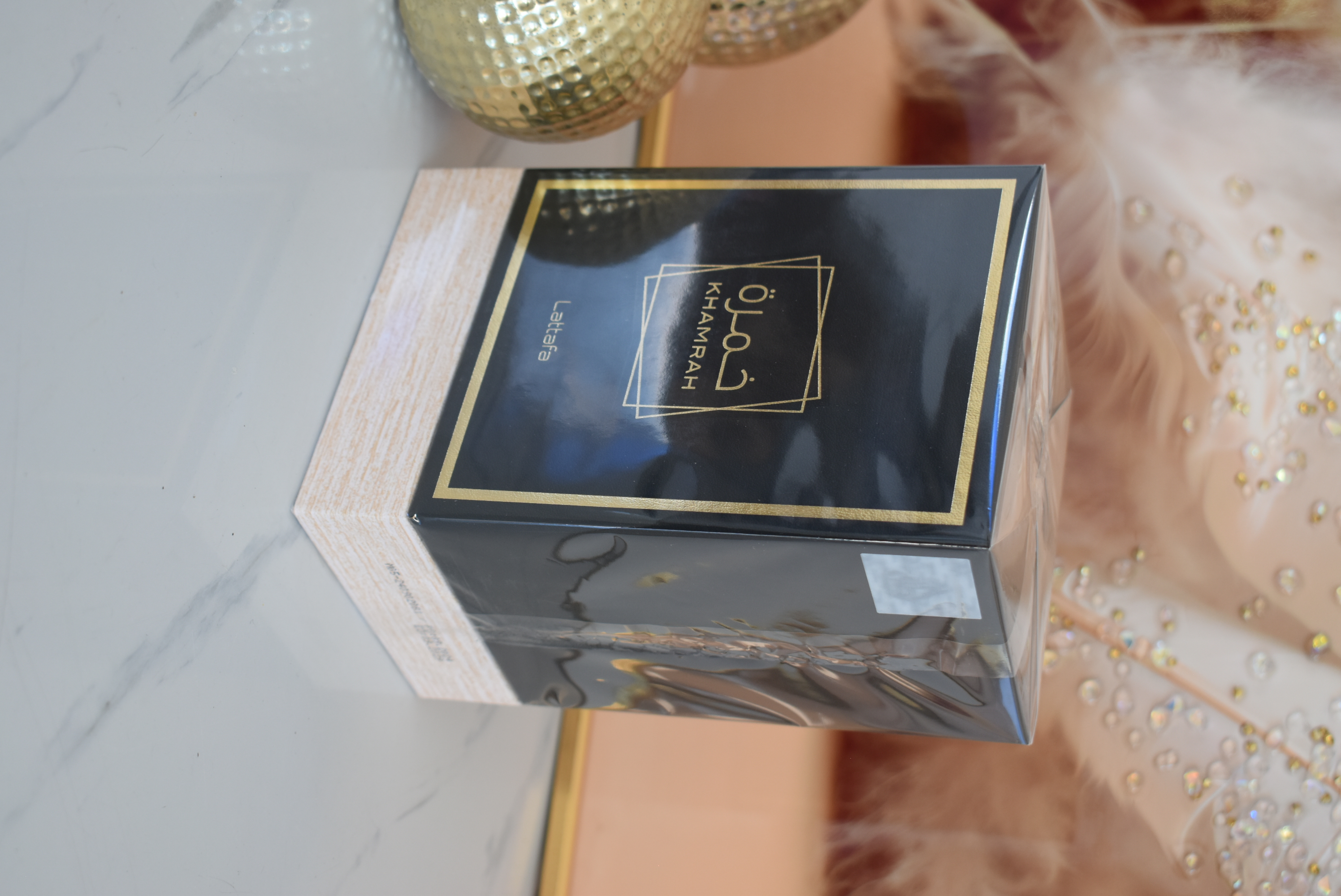 salud y belleza - Lattafa Khamrah unisex ,Eau De Parfum Spray 3.4 oz 0