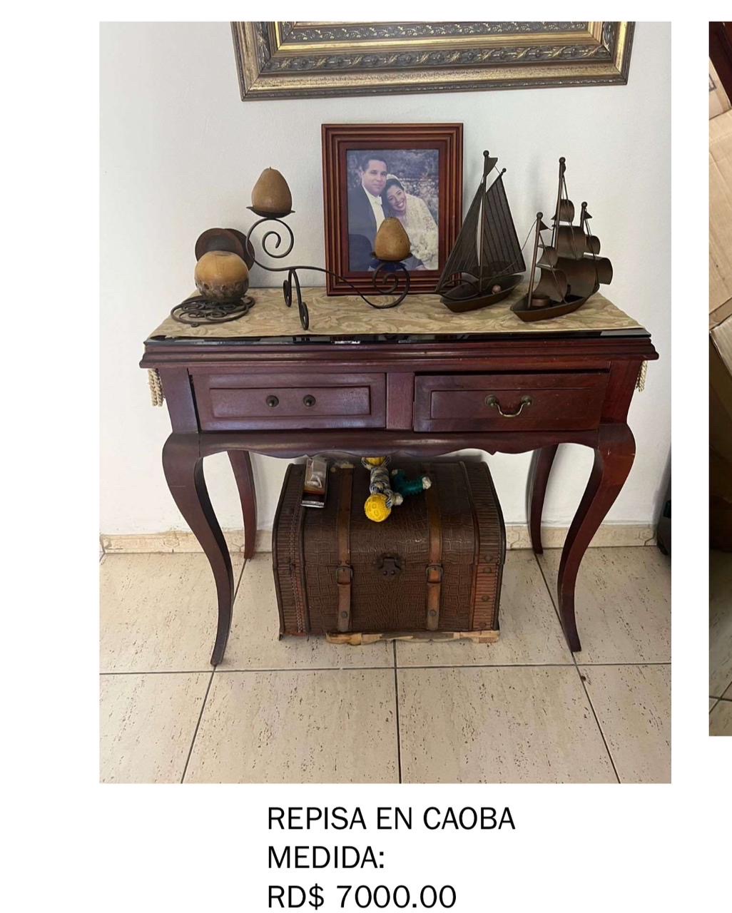 muebles y colchones - Repisa en Caoba  0
