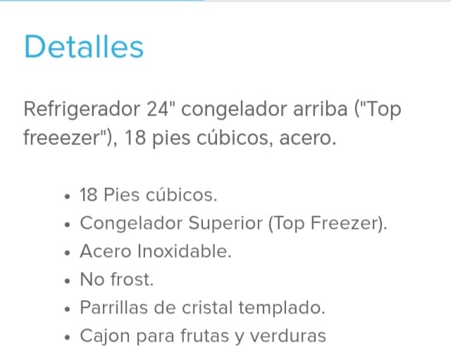 electrodomesticos - Nevera Midea 18 pies  3
