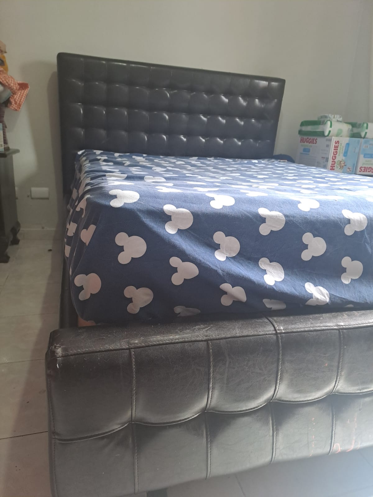 muebles y colchones - CAMA QUEEN DOBLE PILLOW TOP