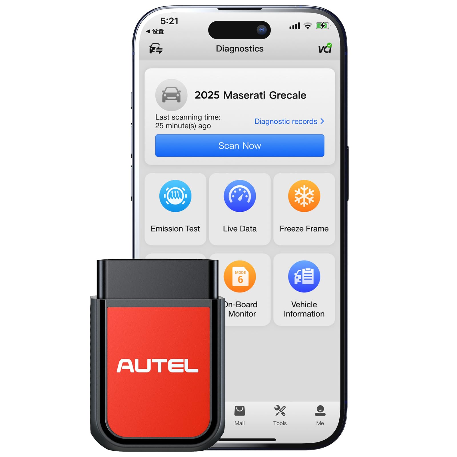 accesorios para vehiculos - Scanner Automotriz portátil Autel AP2500E 2