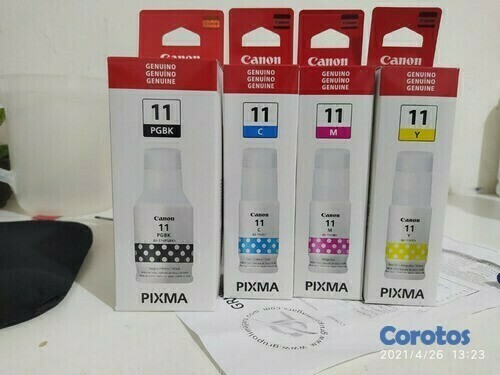 impresoras y scanners - BOTELLA DE TINTA CANON GI-11 ,EN TODOS LOS COLORES 70ML 3
