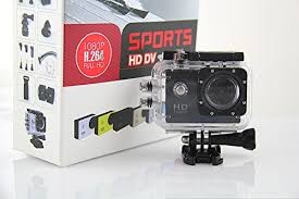 camaras y audio - Camara deportiva sumergible tipo go pro waterproof buceo motor casco carro  4