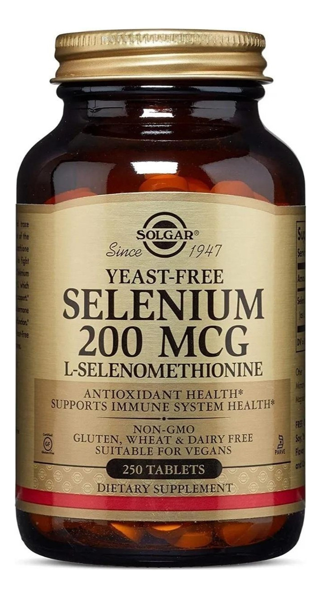 Salud y Equipamiento Médico - Selenio Sin Levadura - Solgar 1